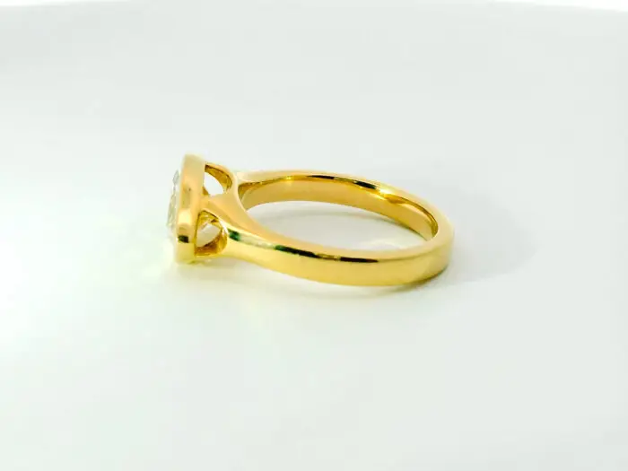 willow marquise bezel signet ring