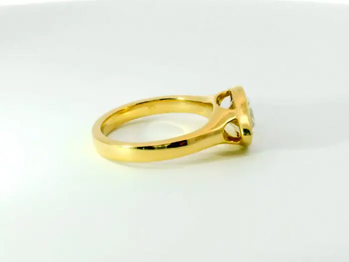 willow marquise bezel signet ring