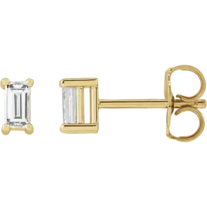The Slims Quarter Carat TCW Baguette Stud Earrings