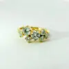 Rebirth seven stone cluster ring